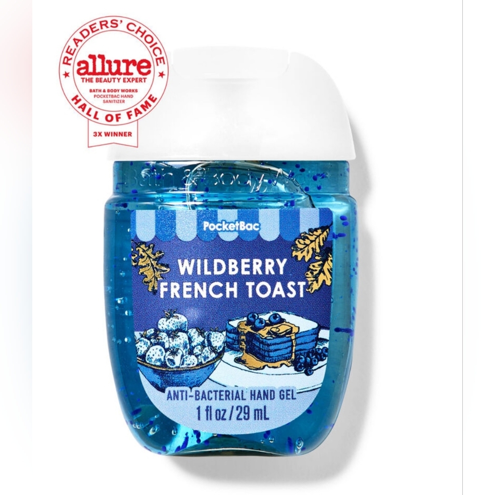 (5) Bath & Body Works Wildberry French Toast Pocketbac Hand Sanitizers - Picture 2 of 2